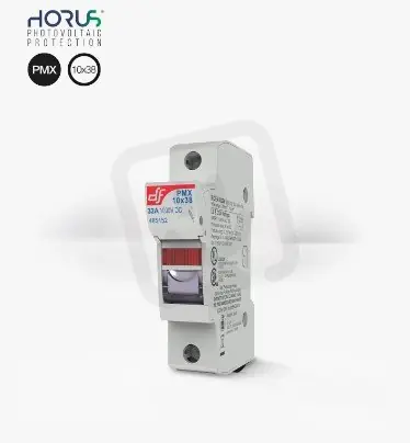 DF ELECTRIC Pojistkový držák PMX-PV 10X38 2P 1000V DC pro FVE aplikace Nová Kolekce
