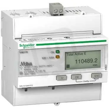 Schneider A9MEM3135 Elektroměr iEM3135 do 63A, komunikace M-bus, MID Bezpečná Platba