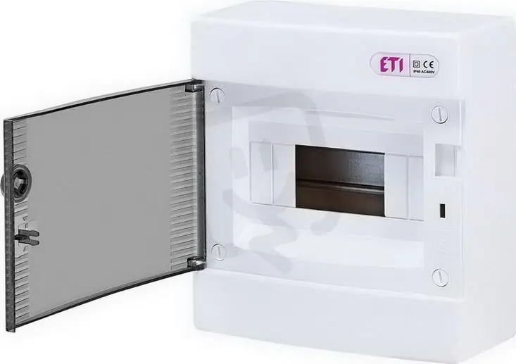 Nástěnná rozvodnice ECT8PT 8M (1x8) IP40 ETI 001101000 Ověřený