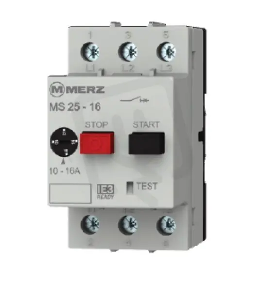 wpr30422 motorový ochranný spouštěč MS25 0,63-1 A IE3 2513100400E MERZ 35/003M Originální