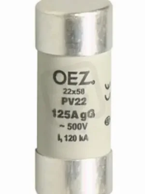 Časově Omezené PV22 63A aM Pojistková vložka AC500V/DC250V vel.22×58 motorová OEZ 06753