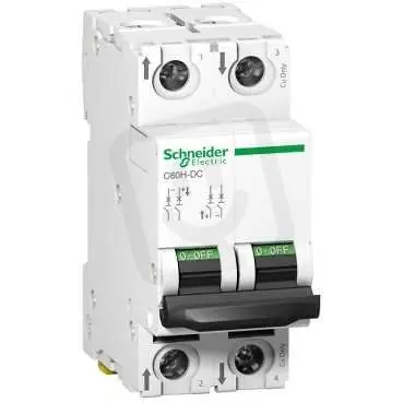 Schneider A9N61526 Jistič C60H-DC 2P 6A C 500V DC Zlevněný