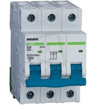 Instalační jistič NOARK 100418 EX9BH 10 kA, char. C, 50 A, 3pól Cenově Výhodný