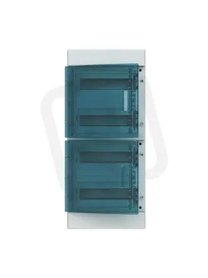 Nástěnná rozvodnice ABB IP65/48M, Mistral65 vč. N/PE, průhledná dvířka Expresní Doručení