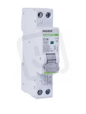 Proudový chránič s jističem NOARK 111146 EX9NLE 1PN B6 30mA 1M 6kA typ AC Speciální Cena