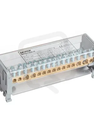 Levný Distribuční blok MOBLOCK MAB 125A-15 (2 pól) 2x35+2x25+11x6mm2 MOREK MAB2126A18