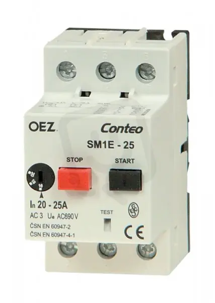 SM1E-25 Spouštěč motoru In 20 A ÷ 25 A OEZ 39269 Dokud Zásoby Vydrží