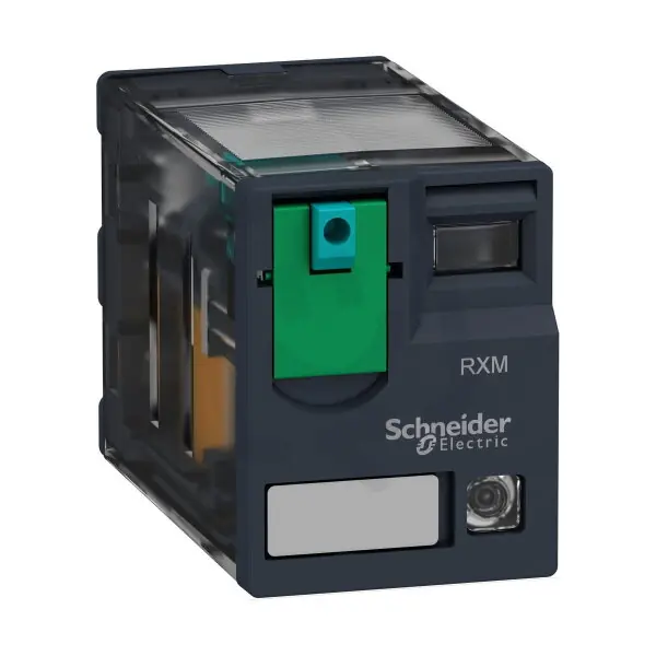 Schneider RXM4AB2BD Miniaturní 4P, 6 A, 24 V DC s LED (obj.množství 10 ks) Výhodná Nabídka