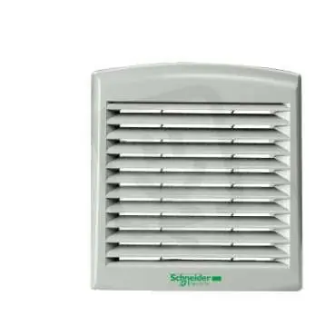 Originální Schneider NSYCAG92LPF Větrací mřížka, 92 x 92 mm, IP54, RAL 7035