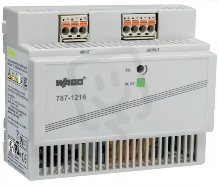 Spínaný napájecí zdroj Compact 1fáz. 24V DC 4,2 A LED dioda DC-OK WAGO 787-1216 Finální Výprodej