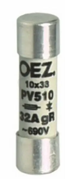 PV510 16A gR Pojistková vložka AC690V/DC440V vel.10x38 pro polovodiče OEZ 15204 Nová Kolekce