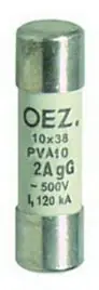 PVA10 0,5A aM Pojistková vložka AC500V/DC250V vel.10x38 motorová OEZ 40759 Kup Teď