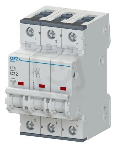 LTN-13B-3 Jistič In 13A,Ue AC 230/400V/DC 216V, ch.B, 3pól, 10 kA OEZ 41771 Top Prodej