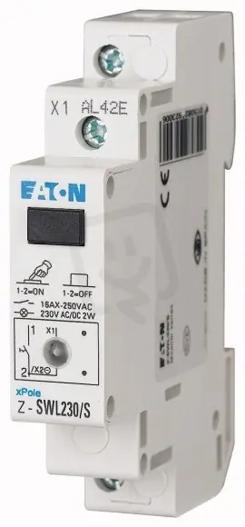 Cenový Hit Z-SWL230/S Vypínač se světelnou signal. LED 1zap kontakt EATON 292300