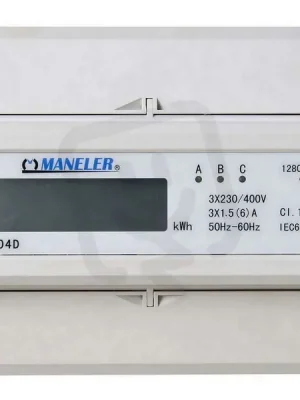 Top Prodej Elektroměr Maneler 9904D, 3f.1s. x/5A, LCD, xs=1, neověřený, E1240