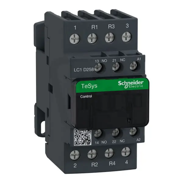 Sezónní Sleva Schneider LC1D258B7 Stykač 4P(2‘Z‘+2‘V‘)40A v AC-1,pom.kont.1‘Z‘+1‘V‘,24V