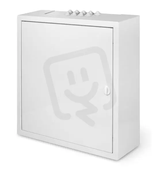 Celoplechová skříň na omítku 54 modulová (3 řady), 605x440x130mm, IP30 Výhodná Nabídka