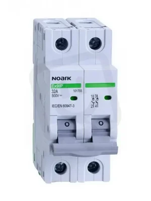 Dokud Zásoby Vydrží DC Vypínač NOARK 101754 EX9IP šířka 2 moduly, 2pól, 16A