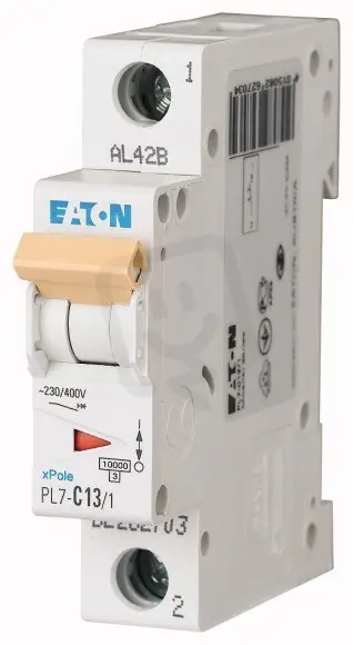 Akční Cena Jistič PL7-D13/1, char D, 1-pólový, 10kA, 13A EATON 262715