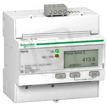 Schneider A9MEM3150 Elektroměr iEM3150 do 63A, komunikace Modbus Sezónní Sleva
