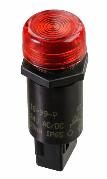 Jen Po Omezenou Doba Indikační signálka IS-95 R 230AC 16mm červená ELECO 215248