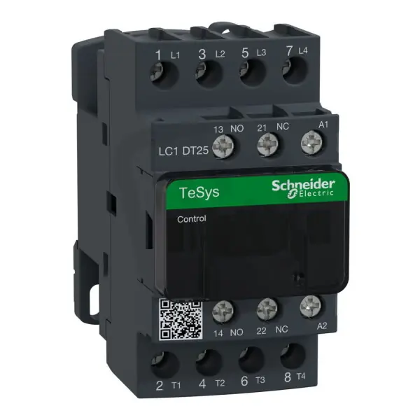 Výprodej Schneider LC1DT25P7 Stykač 4P (4‘Z‘) 25A v AC-1,pom.kont.1‘Z‘+1‘V‘,230V