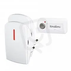 Hit Sezóny Bezdrátový zvonek BZ11-21 síťový, 1×vysílač-tlačítko,2×přijímač ELEKTROBOCK 1114