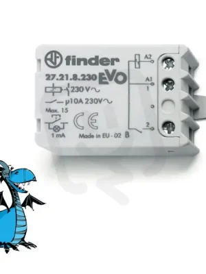 Impulsní elektronický spínač 1Z/10A, 230V AC FINDER 27.21.8.230.0000 Akce
