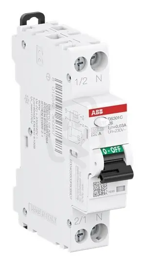 Chránič s jističem DS301C B10 A30 6kA, typ A, ABB 2CSR255163R1105 Víkendová Akce