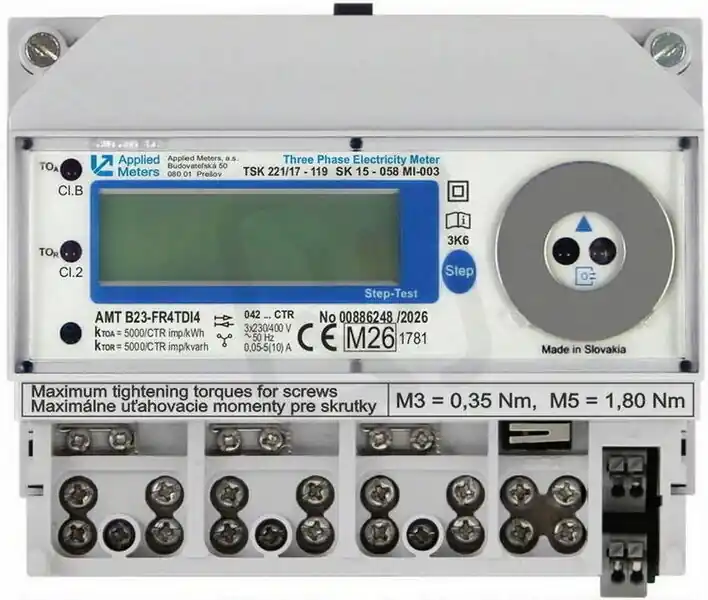 Nejlepší Volba Elektroměr AMT B23 FR4TDI4 X/5A MID, E435