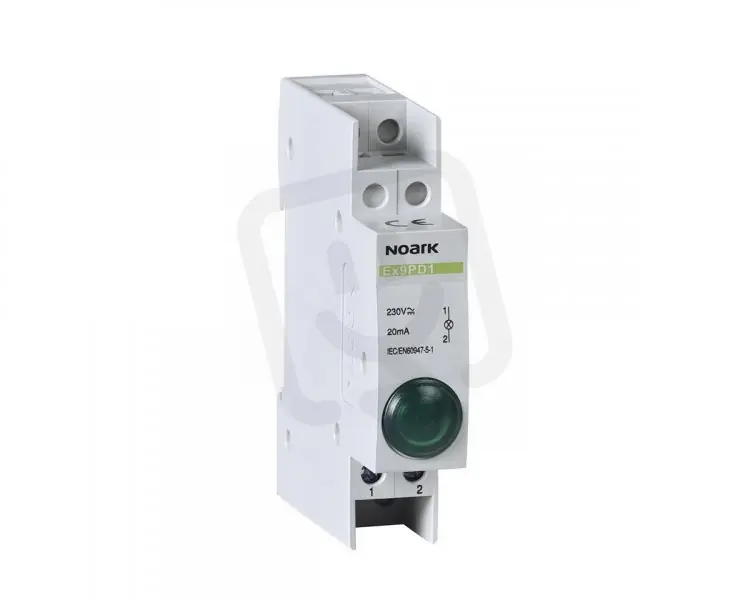 Expresní Doručení Světelné návěstí NOARK 102443 EX9PD1G 230V AC/DC, 1 zelená LED
