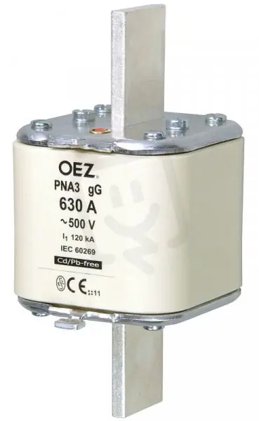 Ověřený PNA3 250A gG Pojistková vložka AC 500V/DC 440V vel.3 OEZ 40358