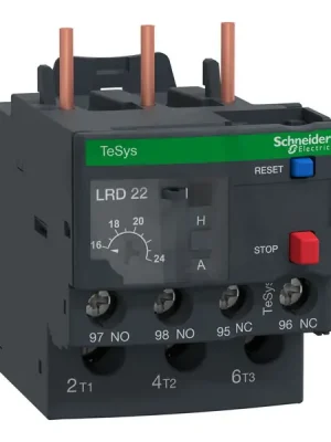 Víkendová Akce Schneider LRD22 Jisticí nadproudové relé tř.10A, pro Stykače D25-D38, 16-24A