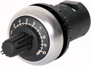 M22-R1K Potenciometr IP65 lineární kroužek titan 1 kOhm EATON 229489 Sleva