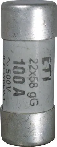 Válcová pojistka CH22 gG 80A/500V ETI 002640023 Cenová Bomba