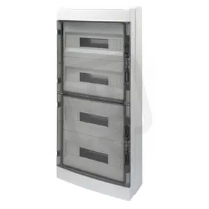 Pouze Dnes Rozvodnice 40 CDK nástěnná, kouřové dvířka, 72M (18x4), vč. svork., IP65, šedá