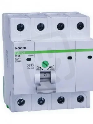 Instalační vypínač NOARK 102311 EX9I125 šířka 4 moduly, 4pól, 25A Akční Nabídka
