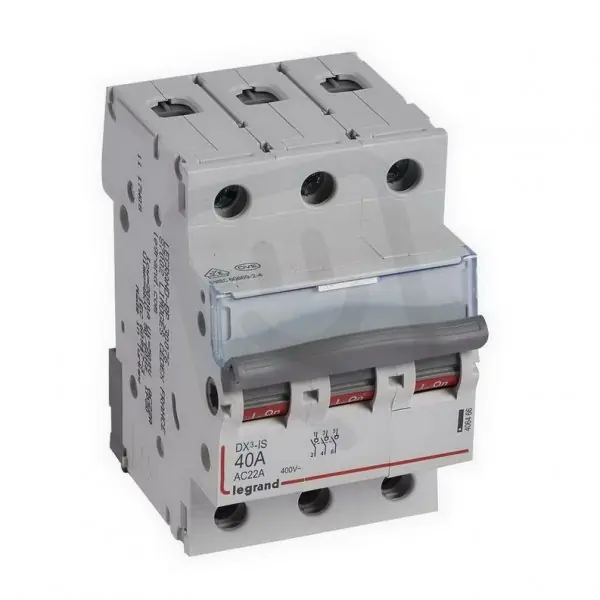 DX3 VYPÍNAČ 3P 40A 400V LEGRAND 406466 Výhodná Nabídka