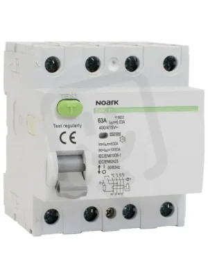 Proudový chránič NOARK 115636 EX9L-H 10kA, 4P, 63A, 100mA, typ F Must-Have