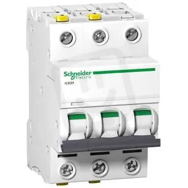 Zlevněný Jistič Acti9 iC60H 3P 50A D 10kA SCHNEIDER A9F08350
