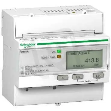 Schneider A9MEM3210 Elektroměr iEM3210, nepřímé měření, pulzní výstup, MID Kup Teď