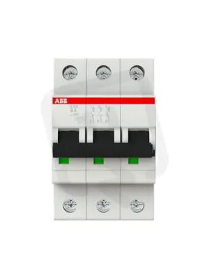 Rychlé Dodání S203-B6 3 fázový jistič 6 A char. B 6 kA ABB 2CDS253001R0065