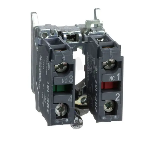 Schneider ZB4BZ105 Polosestavy kontaktů, 1 Z + 1 V Speciální Cena