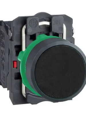 Schneider XB5AA25 Ovládač stiskací lícující, 1 Z + 1 V, černý Výprodej