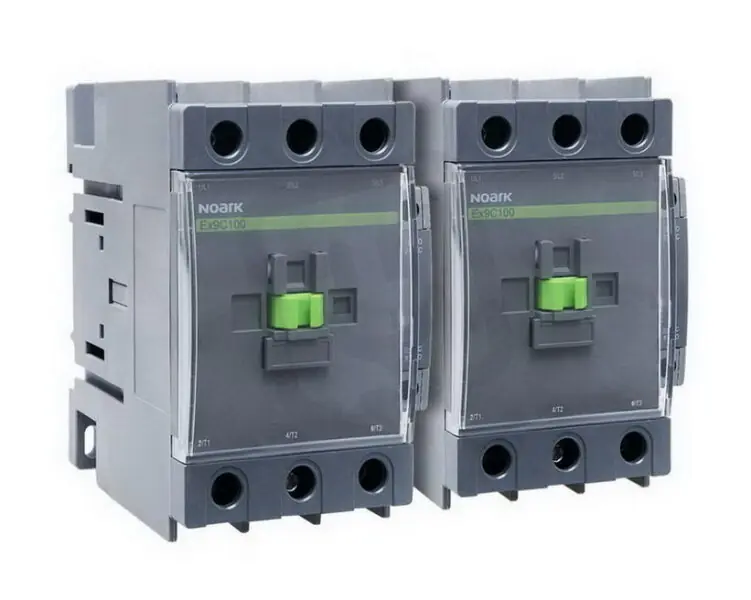 Reverzační stykač NOARK 104830 EX9CR80 3pól, 80A AC-3, ovl. 415 V AC, 1V+1Z Rychlé Dodání