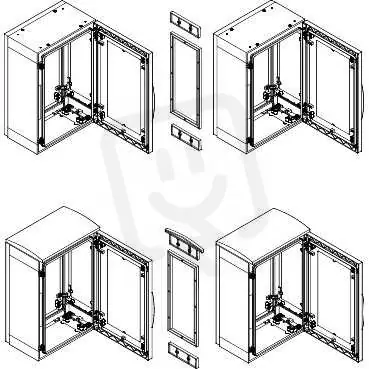 Zlevněný Schneider NSYMUPLA154G 7035 Spojovací rám Thalass v.1500 mm, hl.420 mm