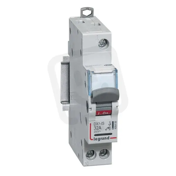 Originální DX3 VYPÍNAČ 1P 32A 250V SE SIGNÁLKOU LEGRAND 406406