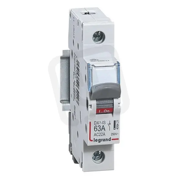 DX3 VYPÍNAČ 1P 63A 250V LEGRAND 406421 Rychlé Dodání