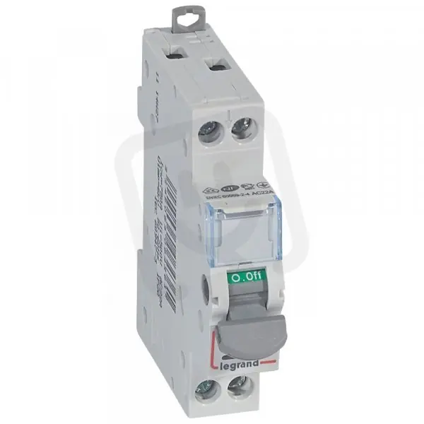 DX3 VYPÍNAČ 2P 20A 250V SE SIGNÁLKOU LEGRAND 406436 Levný