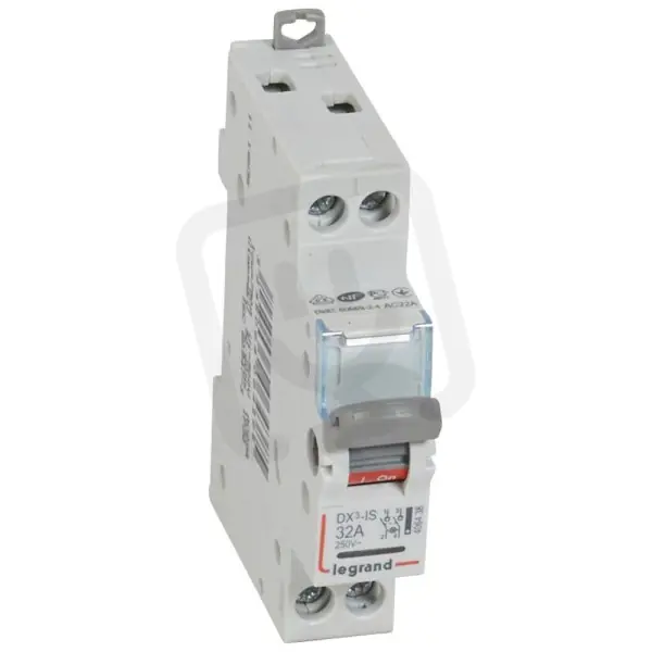 DX3 VYPÍNAČ 2P 32A 250V SE SIGNÁLKOU LEGRAND 406438 Pouze Dnes